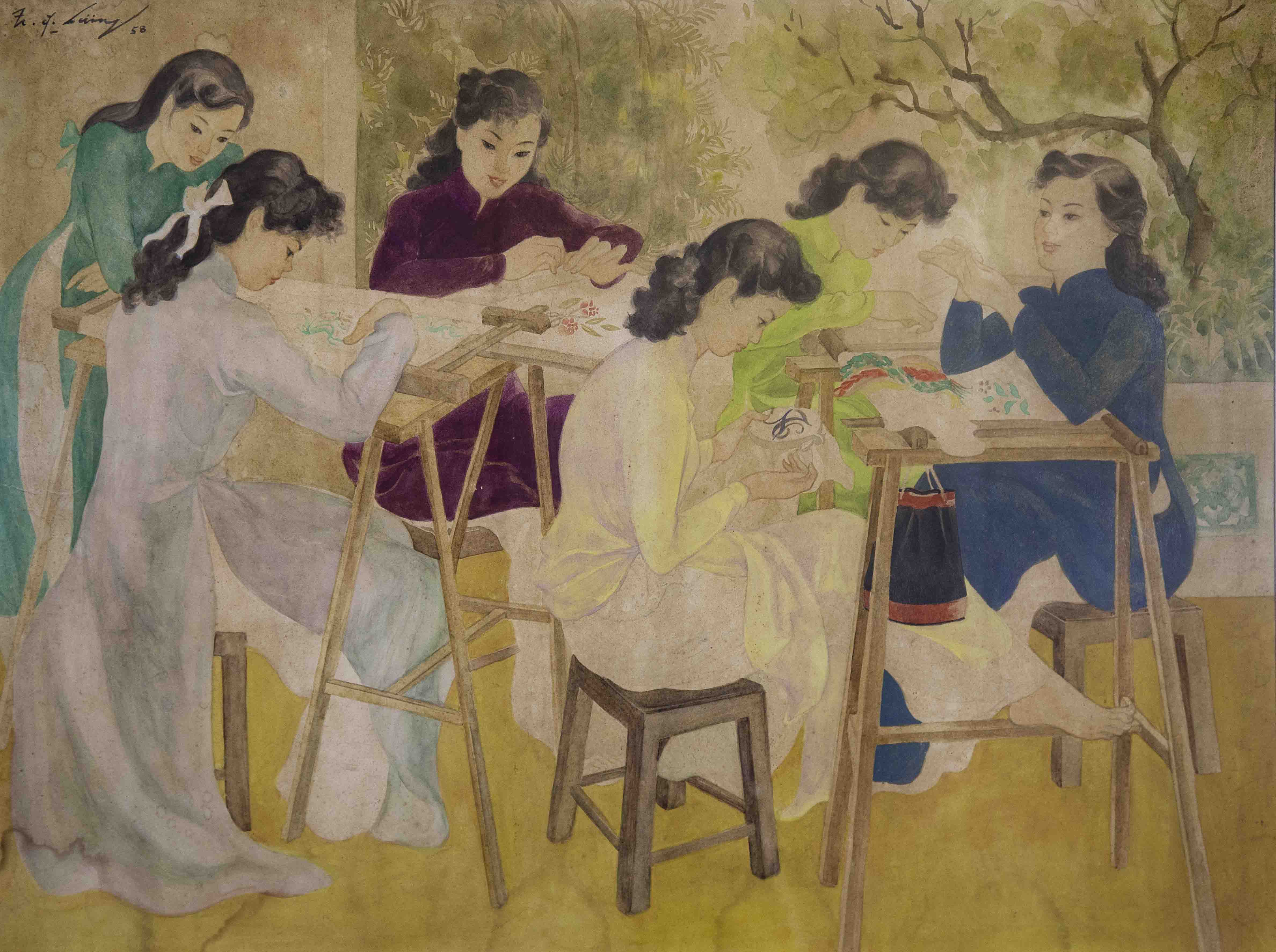Lớp học thêu (1958)