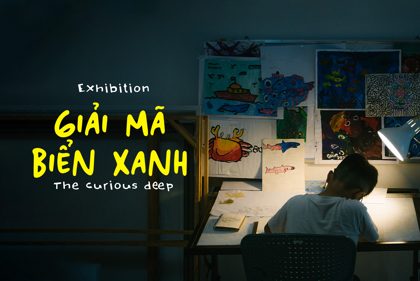 Exhibition “The Curious Deep” - 10-year-old artist Nguyen Minh Quan